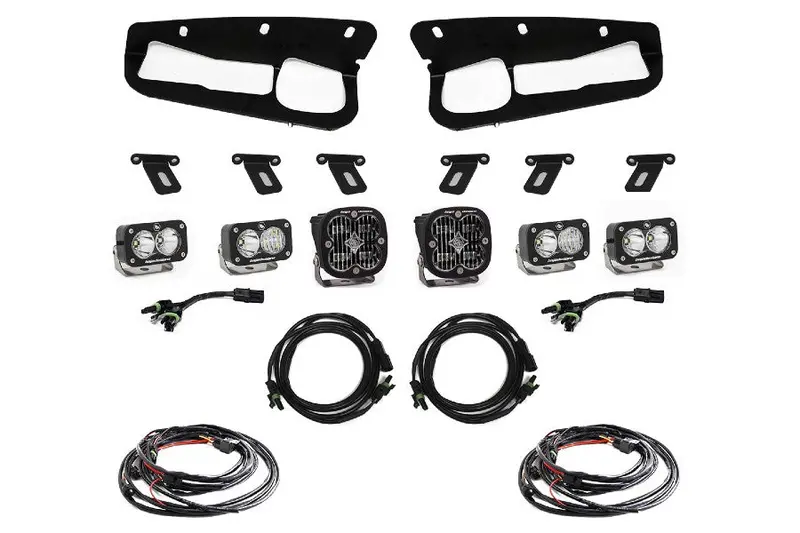 2021-25 Ford Bronco Baja Designs Clear Sae Fog Pocket Kit 1
