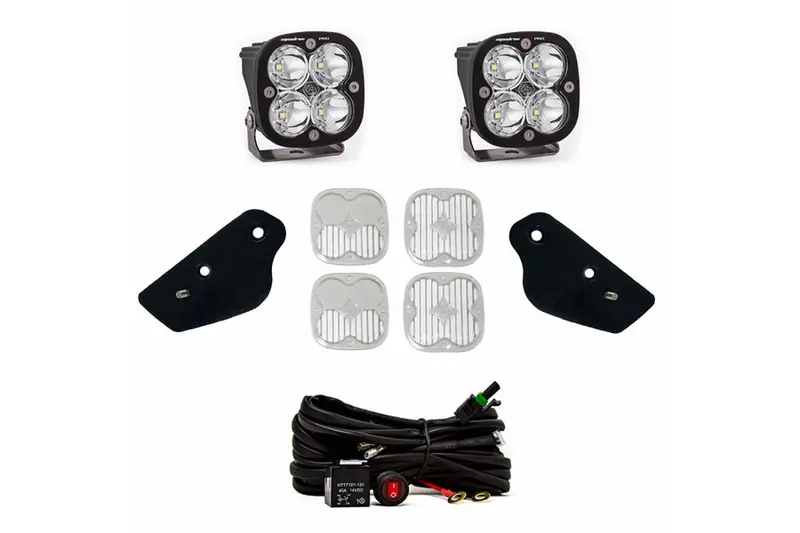 2021-25 Ford Bronco Baja Designs Squadron Pro Series A-Pillar Light Kit 1