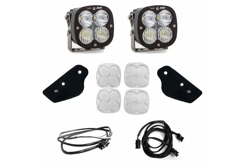 2021-25 Ford Bronco Baja Designs Xl80 Series A-Piller Light Kit W/ Upfitter 1