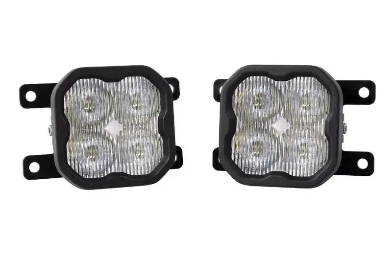 2021-25 Ford Bronco Diode Dynamics 3In Ss3 Pro Type As Fog Light Kit, Sae/Dot - Abl White 1