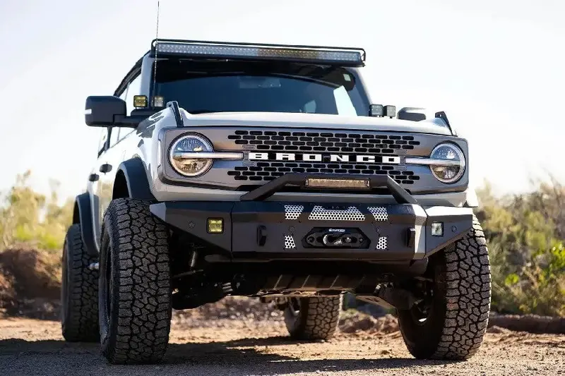 2021-25 Ford Bronco Dv8 Mto Series Winch Front Bumper 2