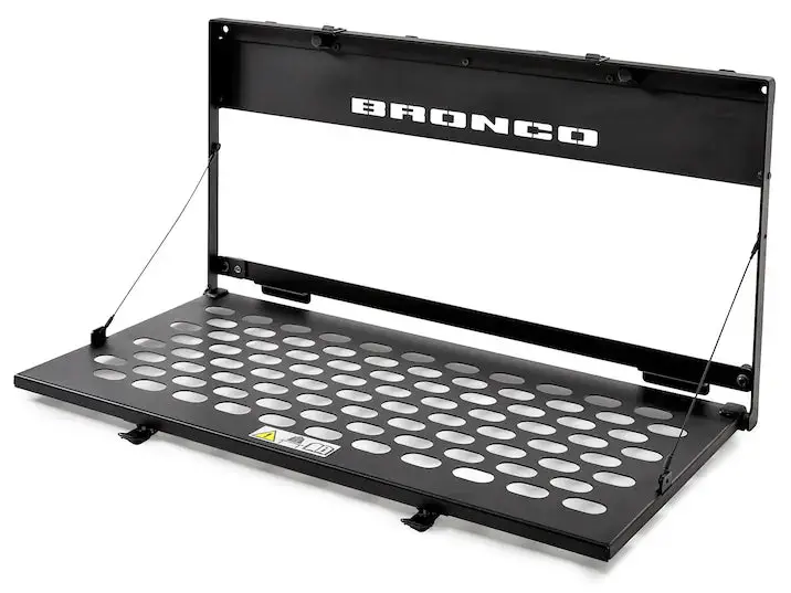 2021-25 Ford Bronco Ford Performance Folding Table For Oem Rear Swing-Out Door 1