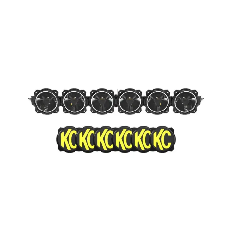 2021-25 Ford Bronco Kc Hilites Bumper Mounted 39" Gravity®️ Titan™ Led Light Bar - 6-Light 1