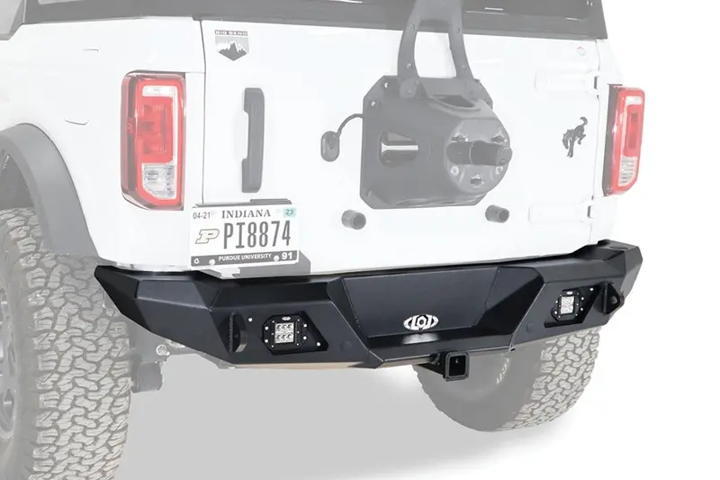 2021-25 Ford Bronco Lod Offroad Destroyer Rear Bumper Only, Bare Steel 1