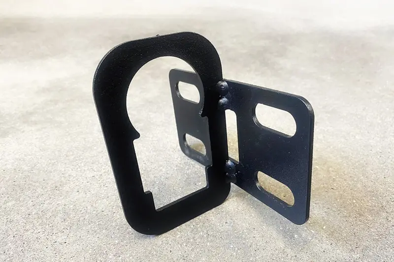 2021-25 Ford Bronco Lod Offroad Trailer Hitch Plug Mount, Black 1