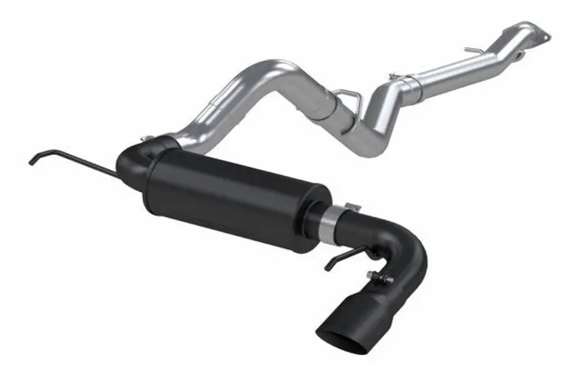 2021-25 Ford Bronco Mbrp 3In Cat-Back Exhaust System - Black Aluminized Steel - Single Side Exit 1