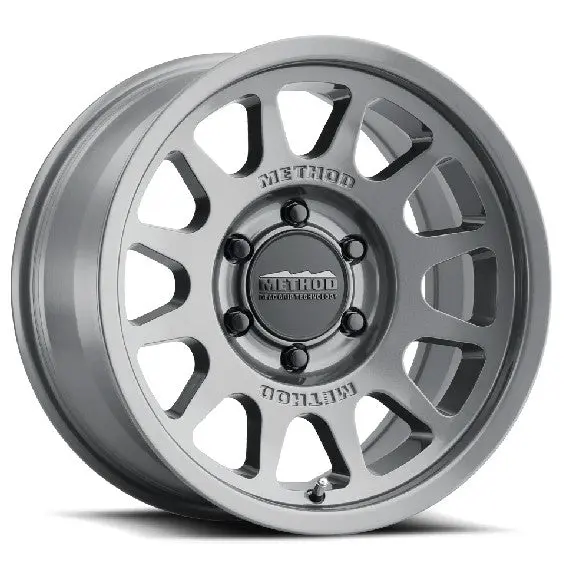 2021-25 Ford Bronco Method Race Wheels 703 Series Wheel, 17X8.5 6X5.5, Gloss Titanium 1