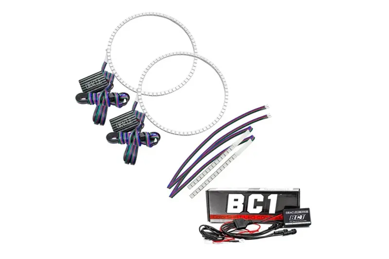 2021-25 Ford Bronco Oracle Colorshift Headlight Halo Kit W/ Drl Bar - Bc1 Controller, Base Headlights 1