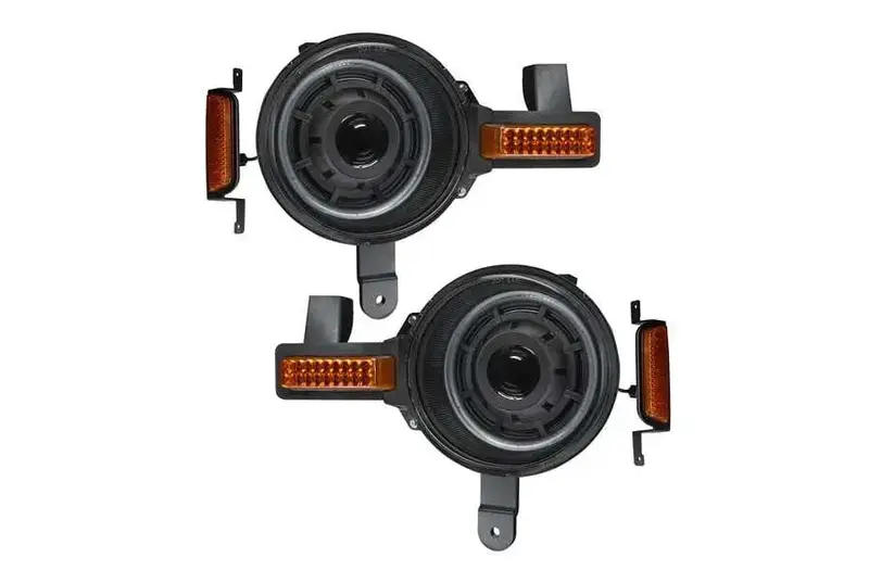 2021-25 Ford Bronco Oracle Oculus Amber Bi-Led Projector Headlights 1