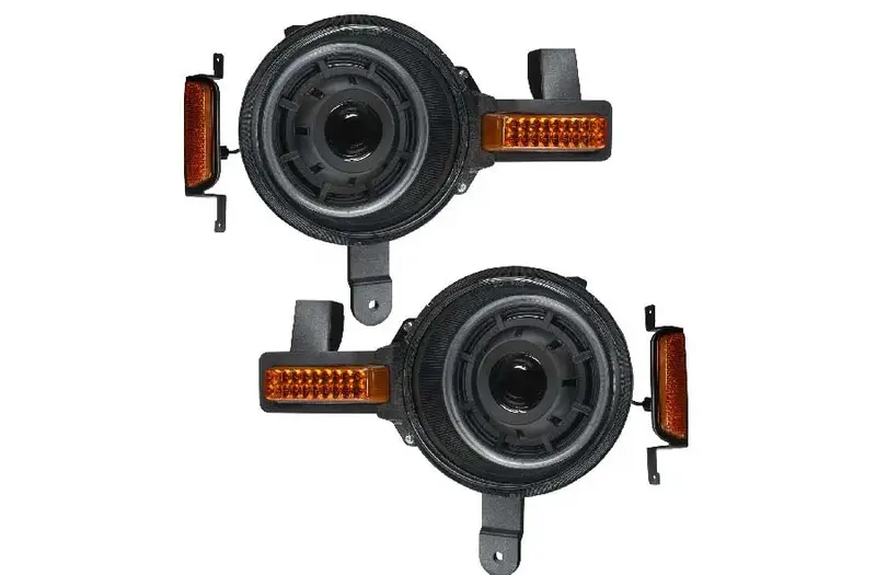 2021-25 Ford Bronco Oracle Oculus White Bi-Led Projector Headlights 1