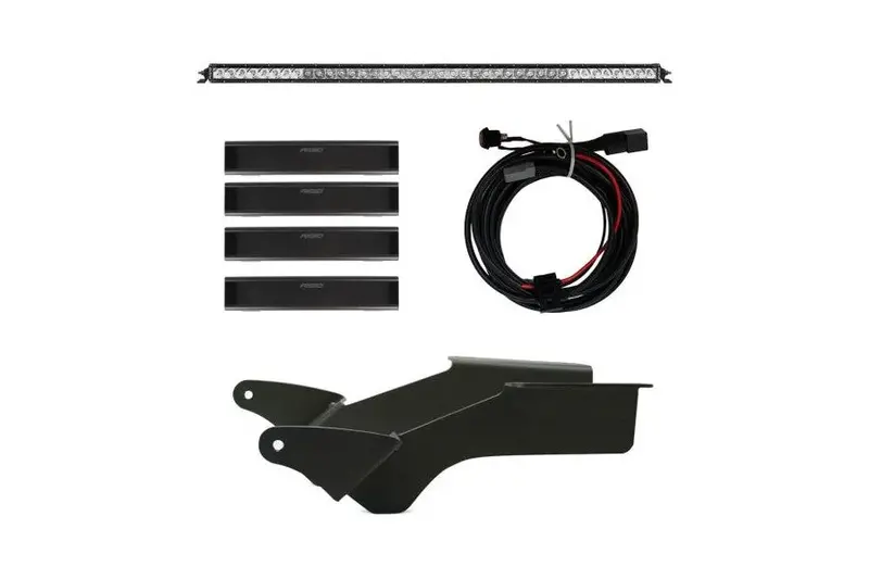 2021-25 Ford Bronco Rigid Industries Roof Rack Light Bar Kit - Spot/Flood Light Pattern 1