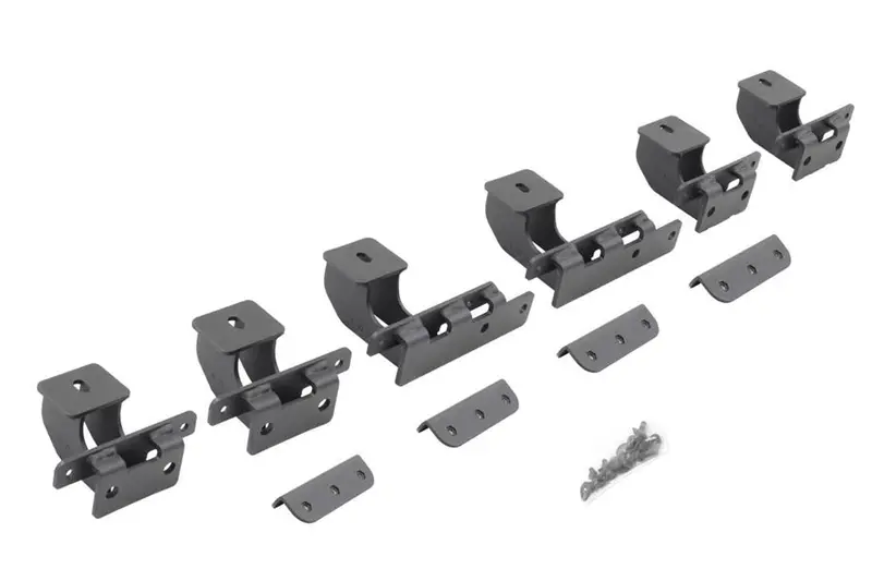 2021-25 Ford Bronco Sport 4Dr Go Rhino Dominator Extreme Side Step Mounting Brackets 1