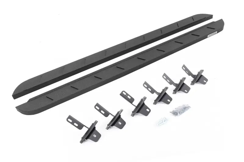2021-25 Ford Bronco Sport 4Dr Go Rhino Rb10 Slim Line Running Boards With Mounting Brackets Kit - Bedliner Finish 1