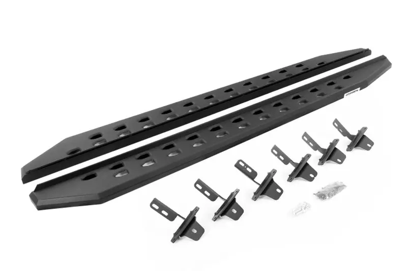 2021-25 Ford Bronco Sport 4Dr Go Rhino Rb20 Slim Line Running Boards With Mounting Bracket Kit - Textured Black 1