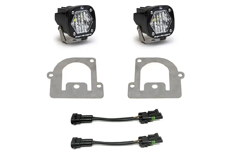 2021-25 Ford Bronco Sport Baja Designs S1 Series W/C Fog Light Kit, Clear 1