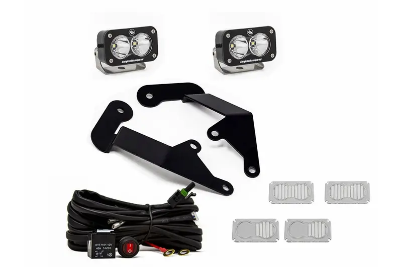 2021-25 Ford Bronco Sport Baja Designs S2 Pro Spot Series A-Pillar Kit 1