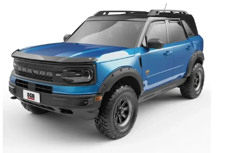 2021-25 Ford Bronco Sport Egr Usa Bolt On Look Fender Flares  Set - Lightly Textured Finish 1