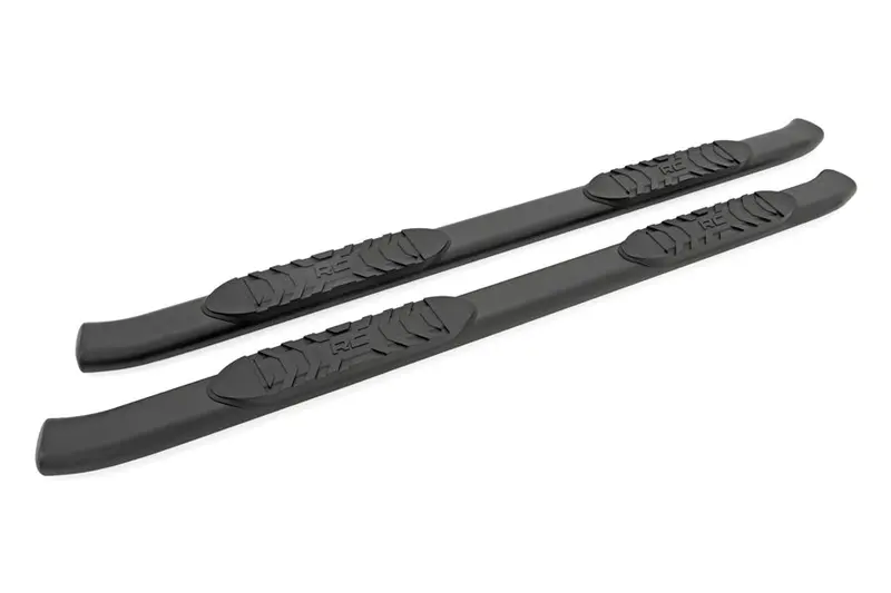 2021-25 Ford Bronco Sport Rough Country Oval Nerf Steps - Black 1