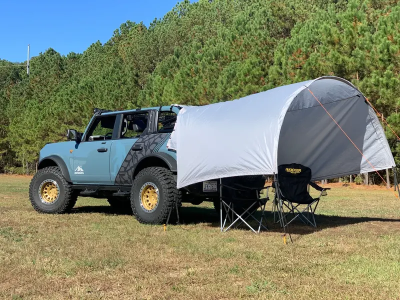 2021-25 Ford Bronco Trail Gear Oasis 2 In 1 Trail Cover/Tailgate Shade 1