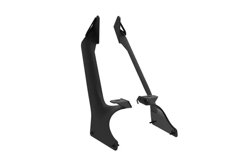 2021-26 Jeep Wrangler Jl 392 & Gladiator Jt Mojave Kc Hilites 50In Light Bar Overhead Mount Bracket Set 1