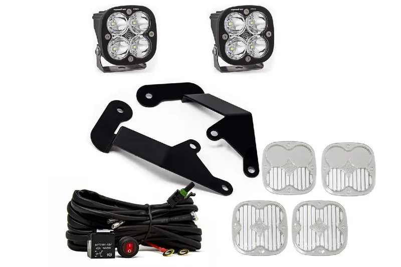 2021+ Ford Bronco Sport Baja Designs Squadron Pro Series A-Pillar Kit, Clear 1