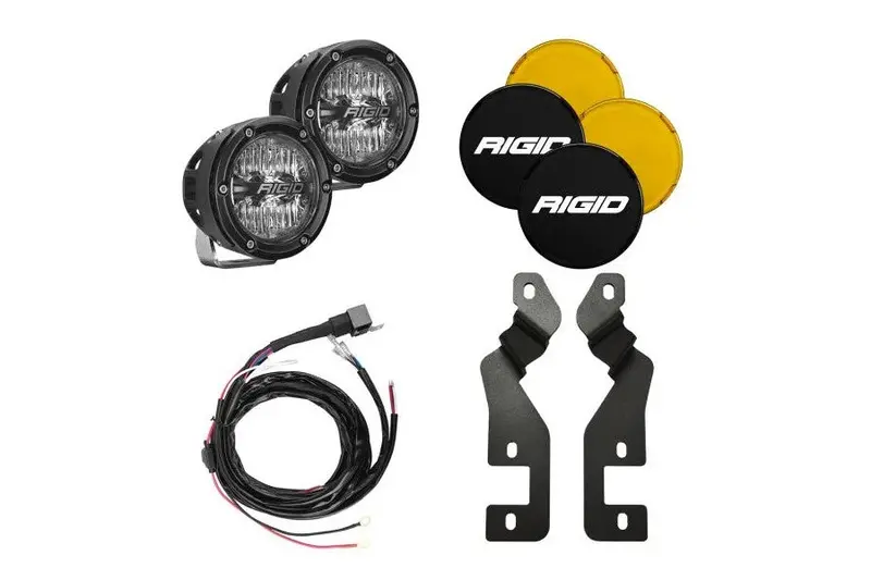 2021+ Ford Bronco Sport Rigid Industries A-Pillar Light Kit W/ 360-Series Lights 1