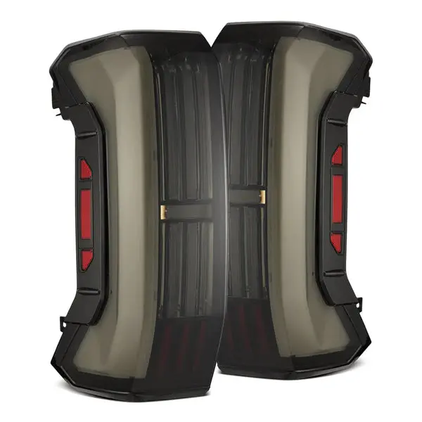 2022-25 Toyota Tundra Alpharex Nova-Series Prismatic Led Tail Lights - Black 1