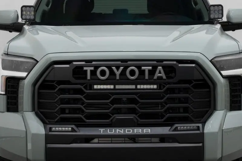 2022-25 Toyota Tundra Diode Dynamics Trd Pro Grille Light Bar Kit - Amber Combo Lights 1