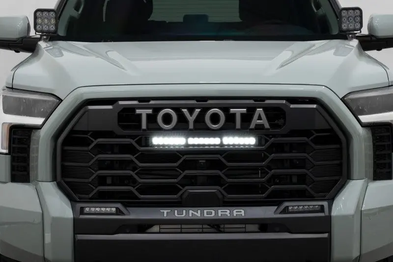 2022-25 Toyota Tundra Diode Dynamics Trd Pro Grille Light Bar Kit - White Driving Lights 1