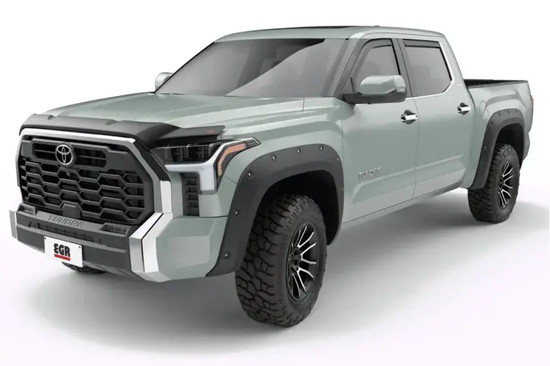 2022-25 Toyota Tundra Egr Usa Front And Rear Bolt-On Look Fender Flares, Matte Black 1