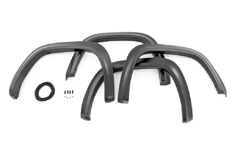 2022-25 Toyota Tundra Rough Country Sport Style Fender Flares - Set Of 4 - Flat Black 1