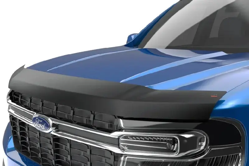2022+ Ford Maverick Egr Usa Superguard Hood Guard - Matte Black Finish 1