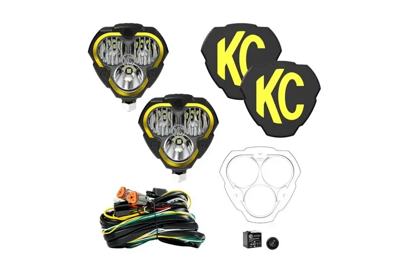 2024-25 Toyota Land Cruiser Kc Hilites Flex Era 3 2-Light Master Led Light Pod Kit 1