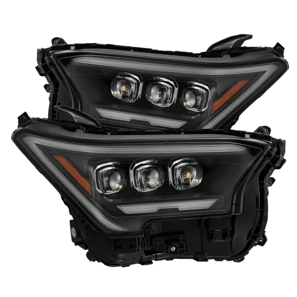 2024-25 Toyota Tacoma/25+ 4Runner Alpharex Nova Led Projector Headlights - Black 1