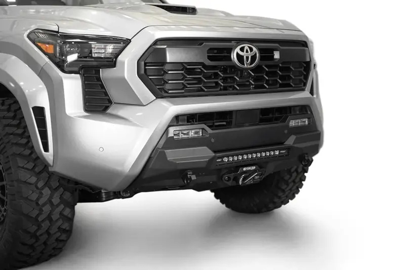 2024-25 Toyota Tacoma Addictive Desert Designs Stealth Center Mount Winch Front Bumper 1