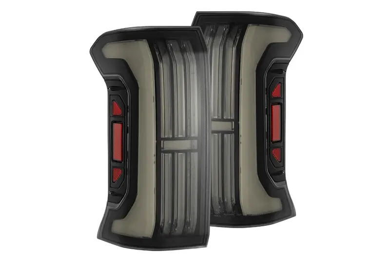 2024-25 Toyota Tacoma Alpharex Nova-Series Prismatic Led Tail Lights (Alpha-Black) 1