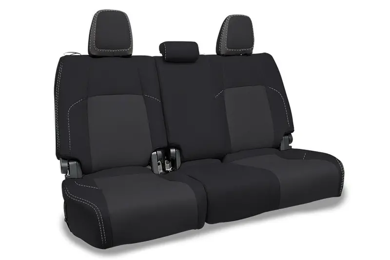 2024-25 Toyota Tacoma Prp Rear Bench Covers - Black And Gray 1