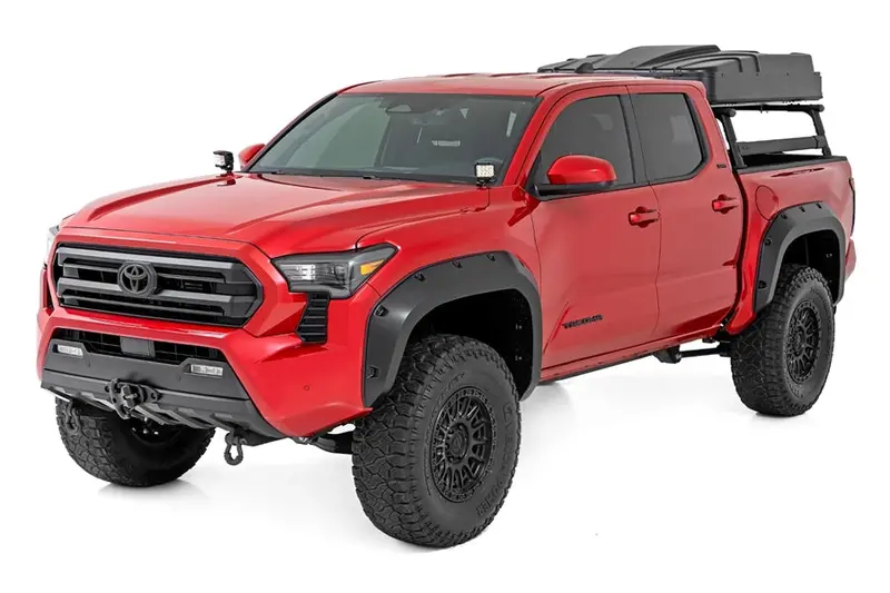 2024-25 Toyota Tacoma Rough Country Black Series Led Ditch Light Kit (Flood Beam) 2