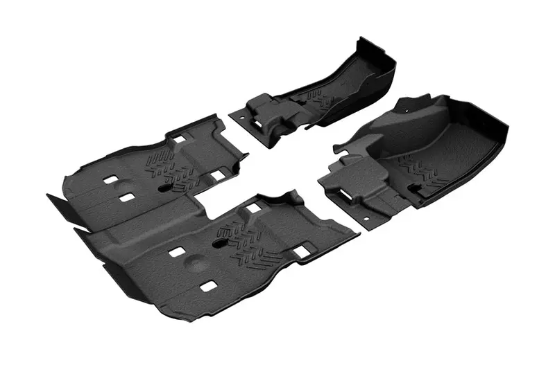 2024-26 Jeep Wrangler Jl 4Dr Armorlite Front And Rear Flooring Kit - Mesa Smoke 1