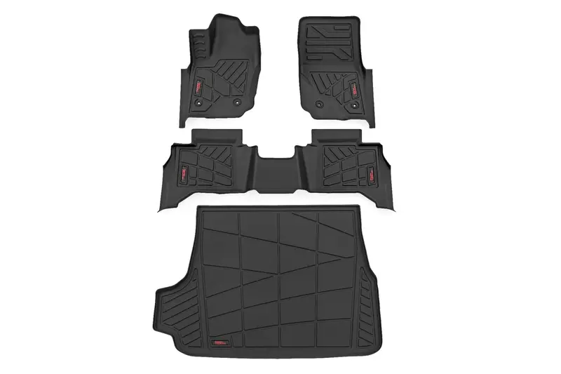 2025-26 Toyota 4Runner Rough Country Sure-Fit Floor Mats 1