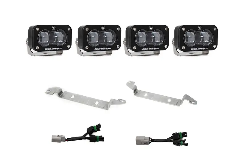 2025 Toyota 4Runner Baja Designs S2 Sae Oem Fog Light Replacement Kit - Clear 1