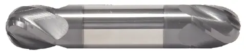 3/64" End Mill Double End Ball. Stub Length. Flute Length 3/32" Oal 1-1/2" - 2 Flutes - Altin Coated 1