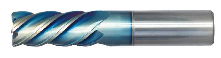 5/32" End Mill Single End Square; Flute Length 5/8" Oal 2" - 5 Flutes Sky Coat - Hot Mill 1