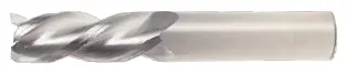 5/8" Spoon Cutter - Center Cut. Single End With 45 Degree Helix. Shank Od 5/8" - Loc 3" - Oal 6" - 3 Flutes For Aluminum & Non-Ferrous Machining. Uncoated 1