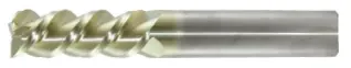 7/16" Spoon Cutter - Center Cut. Single End With 60 Degree Helix. Shank Od 7/16" - Loc 1" - Oal 2-3/4" - 3 Flutes For High-Speed Finishing. Zrn Coated 1
