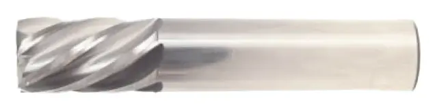 9/16" End Mill Single End Square. Shank Od 9/16" Flute Length 1-1/4" Oal 3-1/2" - 6 Flutes - Uncoated 1