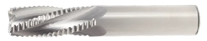 9/32" End Mill Single End Square. Roughing "Hog" Turbo Mill. Shank Od 5/16" Flute Length 3/4" Oal 2-1/2" - 4 Flutes - Uncoated 1