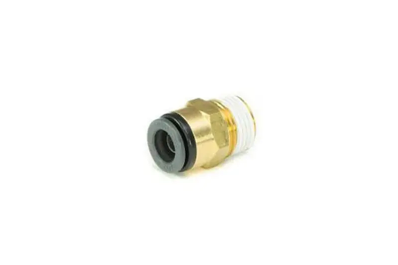 Accuair Suspension Straight Fitting (3/8In Dot/Ptc - 3/8In Npt) 1