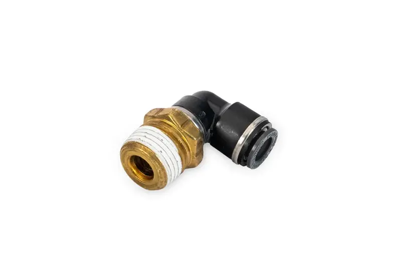 Accuair Suspension Swivel Elbow (3/8In Dot/Ptc - 1/2In Npt 90Deg) 1