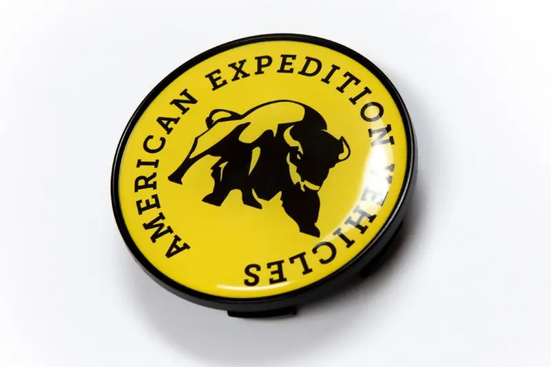 Aev Large Bore Logo Center Cap - Yellow 1